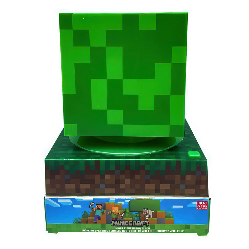 Minecraft 3d lamp with alarm clock, , medium image number null