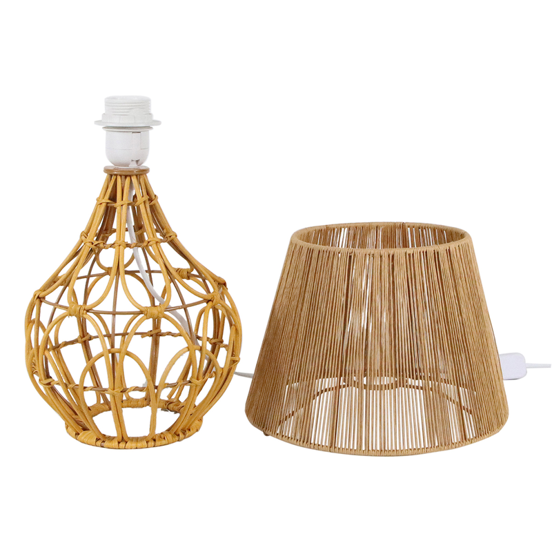 Rattan table lamp, , medium image number null