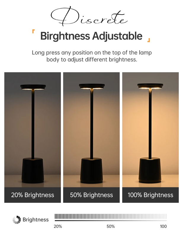 Φωτιστικο επιτραπεζιο led discr 34cm χρυσο, , medium image number null