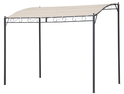 Cover for napoli wall metal gazebo 2x3μ