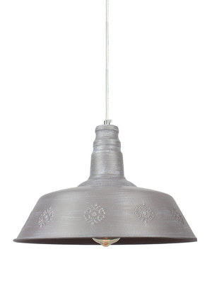 Sunlight 1xe27 (max. 40w) pendant light metal anthracite grey ø360xh1260mm