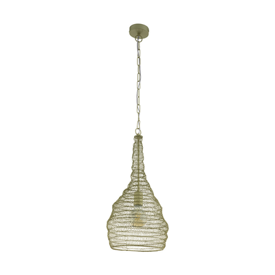 Eglo 'colten' 1xe27 (max.60w) pendant light champagne colored ø330xh1100mm, , medium