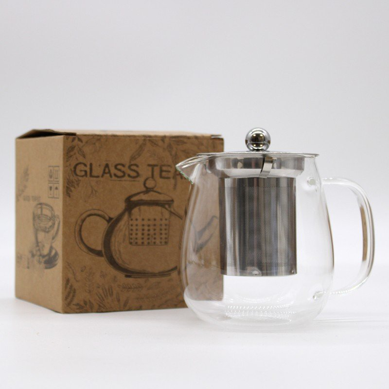 Aw glass infuser teapot 550ml, , medium-null