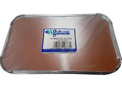 Aluminium trays rectangular - 3pcs, , medium