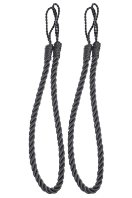 Curtain tie boho grey, , medium