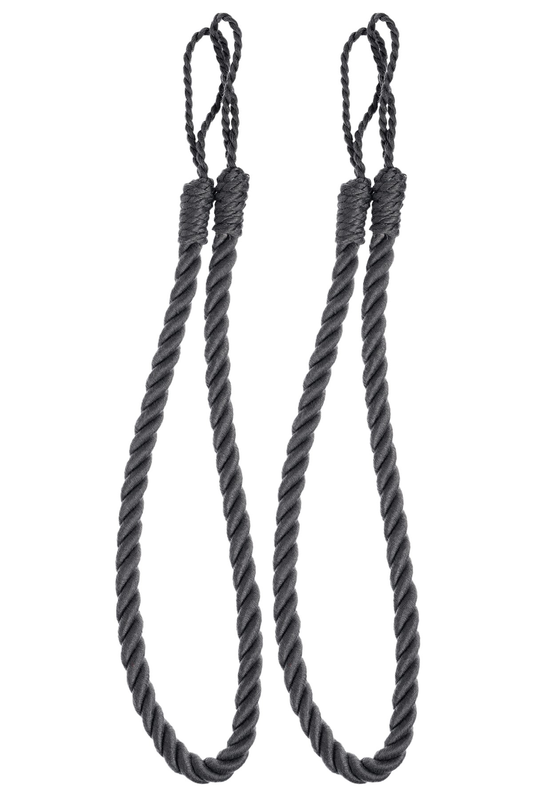 Curtain tie boho grey, , medium-null