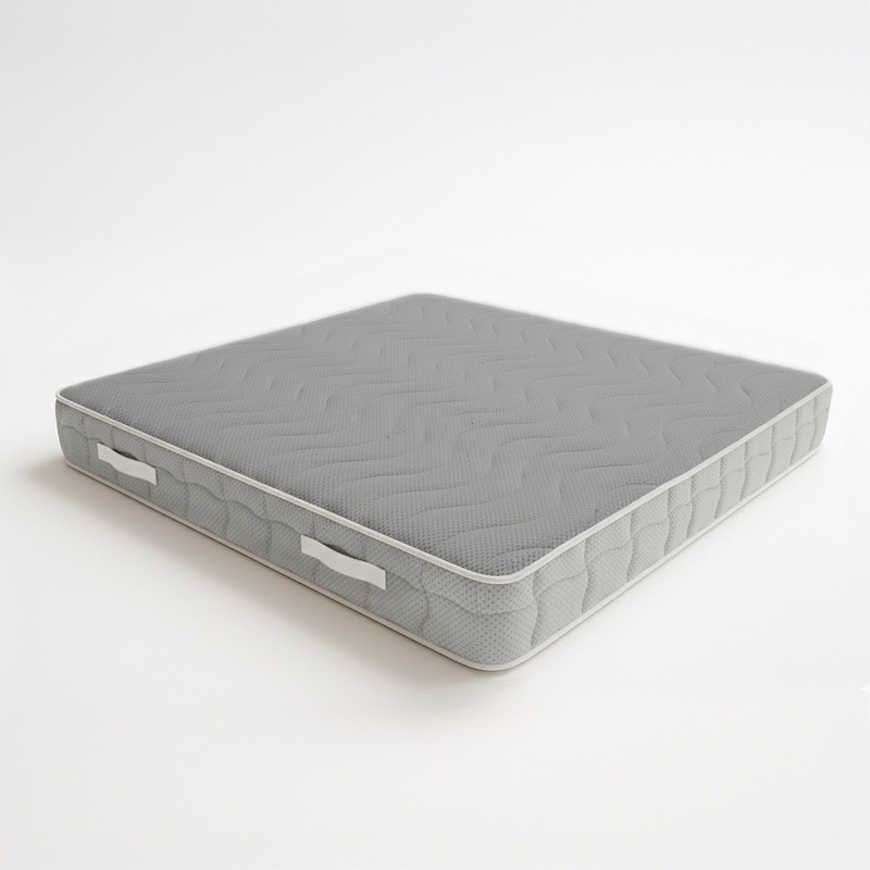 Double mattress 180 x 200 cm viscoelastic foam with 9 zones height 25 cm orthopedic breathable hypoallergenic anti-mite and antibacterial cover medical product class 1-null