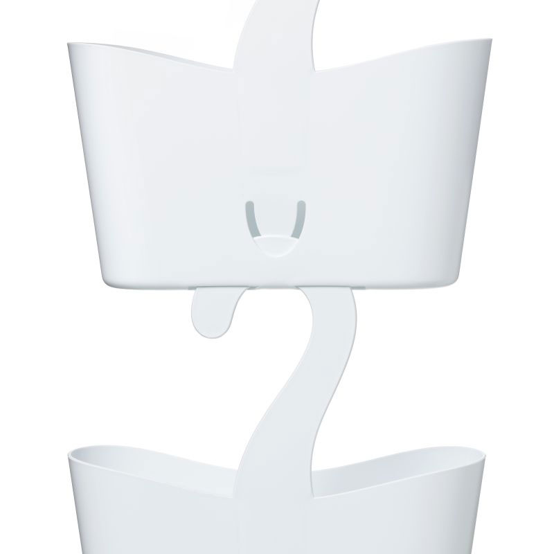 Product image: Tatay standard multi-purpose shower caddy with hanger white, , medium-null