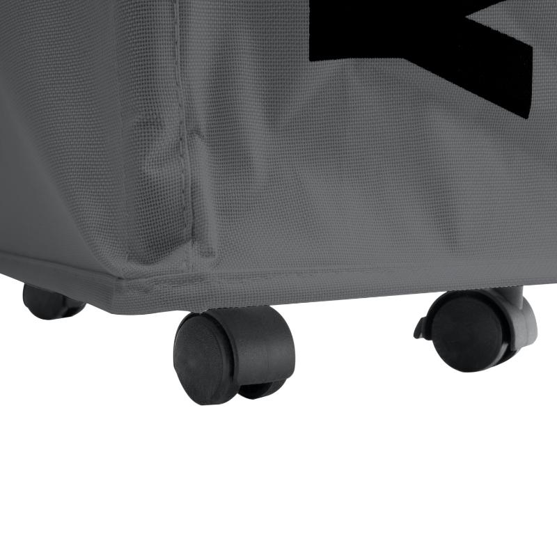 Estia laundry bin with wheels - grey, , medium-null