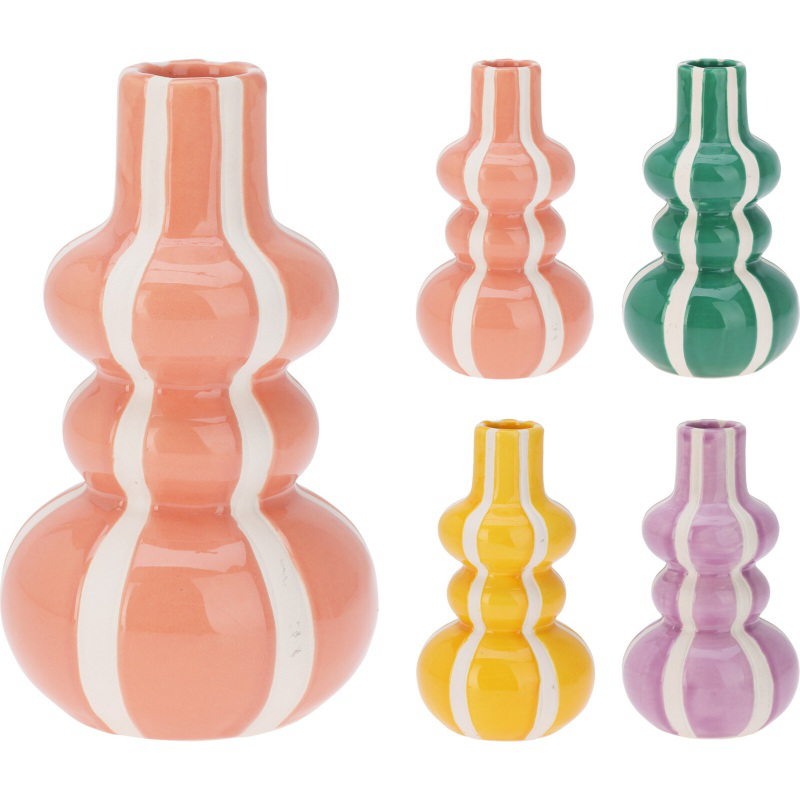 Dolomite vase 9.9x16.9cm - assorted colors, , medium-null