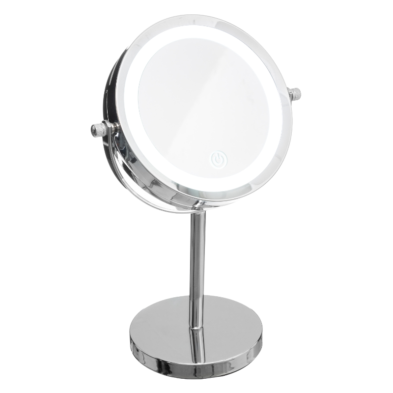 Product image: 5five καθρεφτης led d12 με βαση - ασημι-null