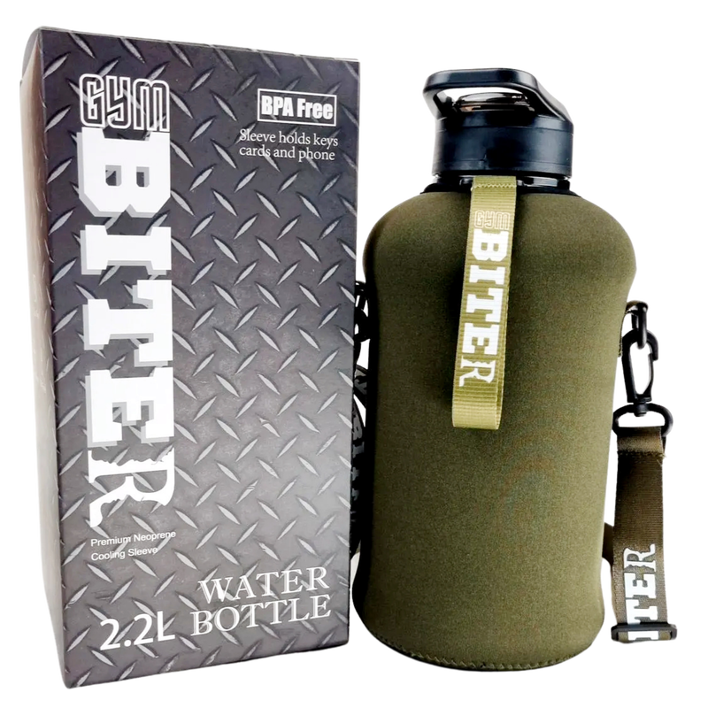 Green army 2,2litres water bottle-null