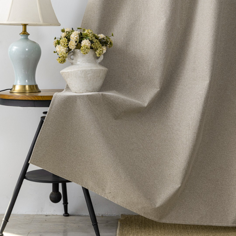 Curtain ready with tressa-270x270cm 100 blackout #6010-null