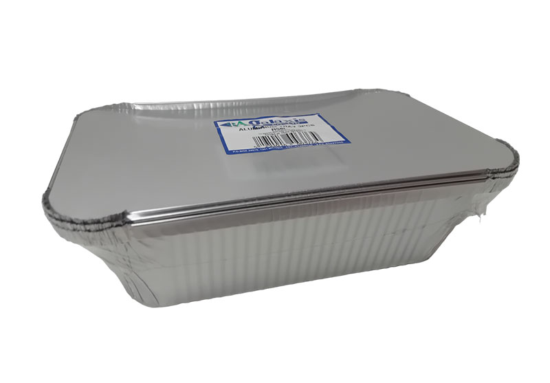 Aluminium trays rectangular - 3pcs, , medium-null