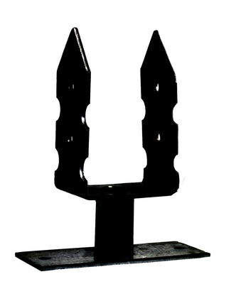 Post base no07037 100mm black