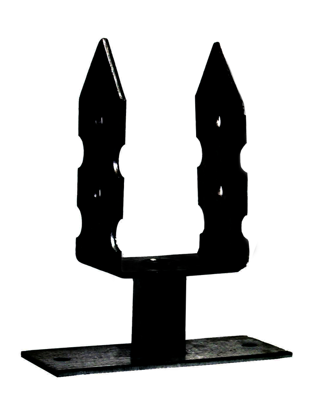Post base no07037 100mm black, , medium image number null