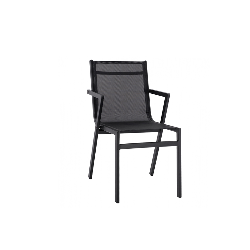 Raimond aluminum armchair gray image number null