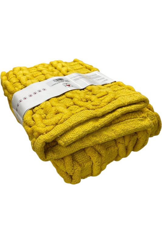 Bath mat plait cotton 60x90cm #b9778-null