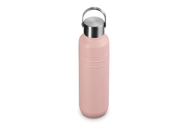 Le creuset - shell pink insulated water bottle 0.5l, , medium-null