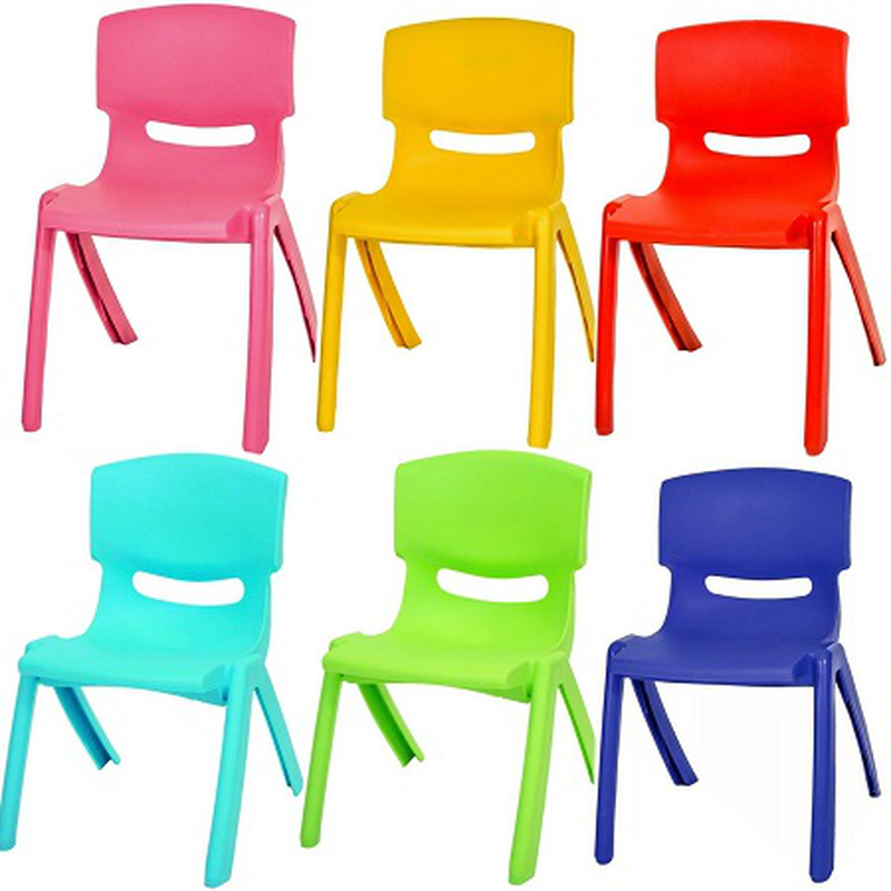 Kids plastic chair 26x52x31x25cm red, , medium-null