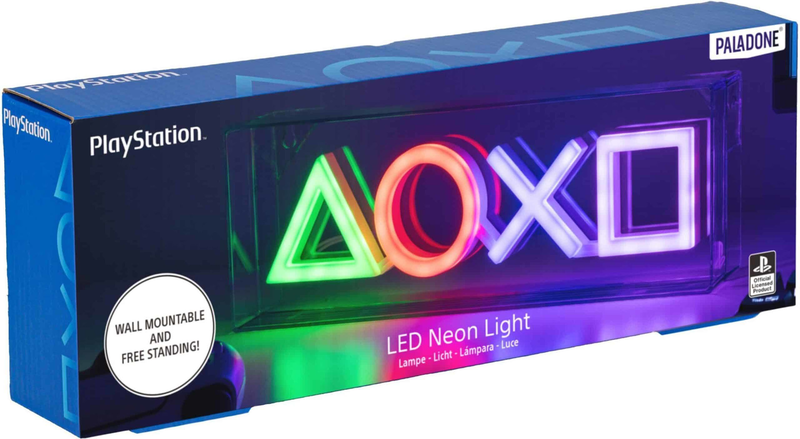 Paladone playstation logo led neon light, , medium-null