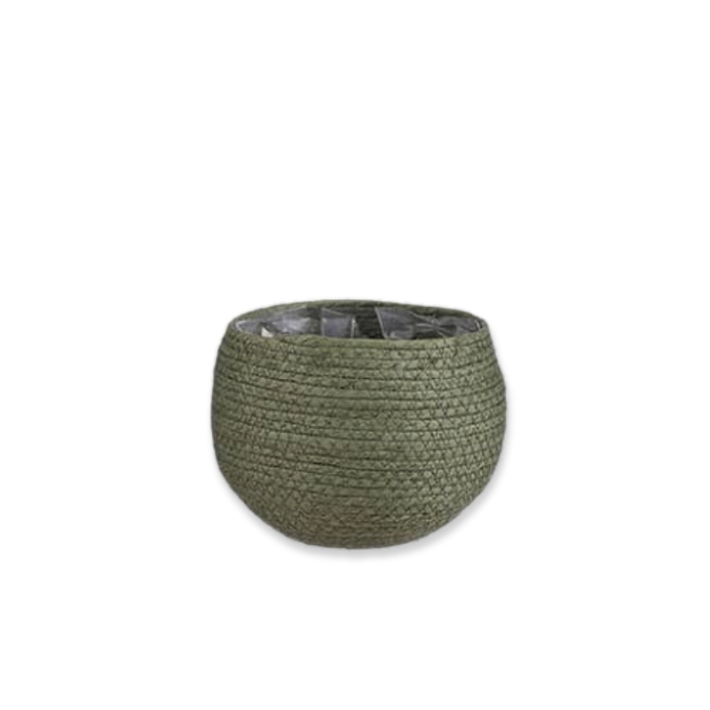 Mica jorck plant basket green (available in 3 sizes)-null