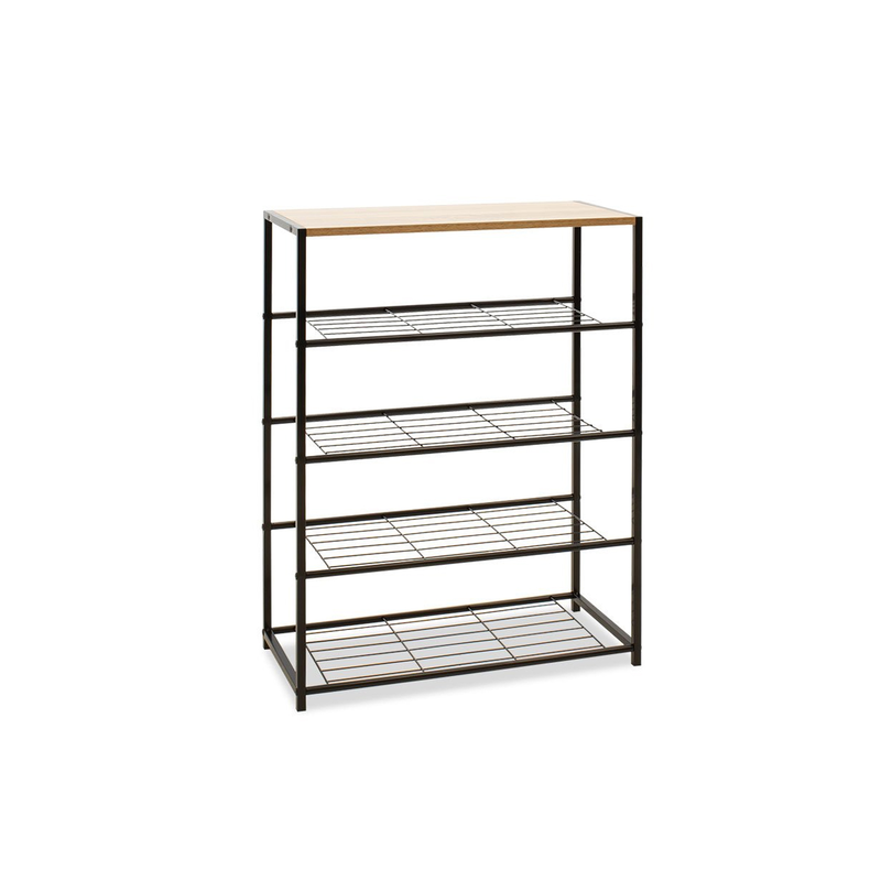 Product image: Ramon shoe box 12 pairs metal/wood 63x30x83cm, , medium-null