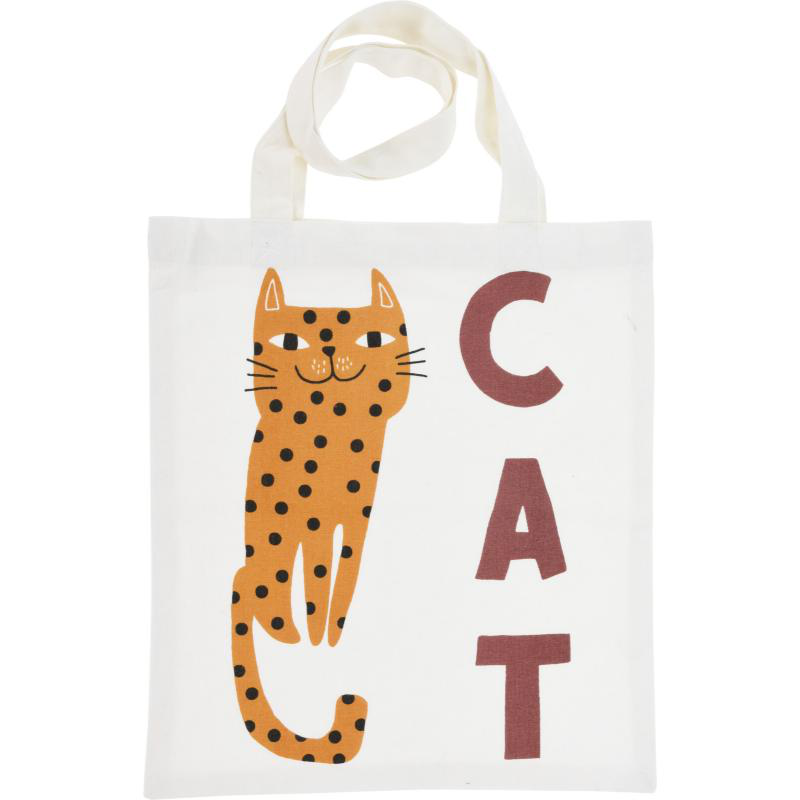 Product image: Fabric bag with print 33x38cm - assorted designs, , medium-null