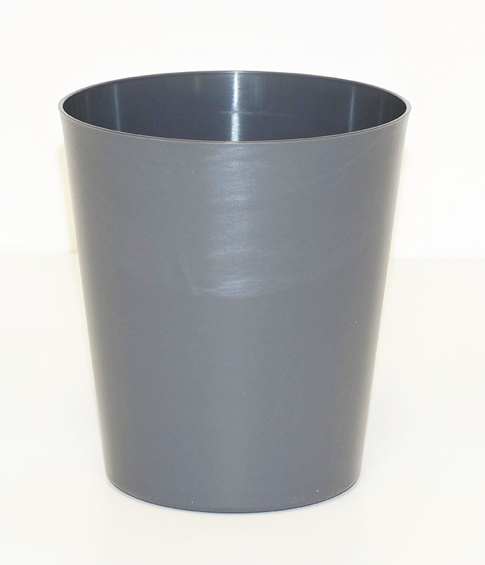 Viomes orchid pot 12x12x14cm 1.1lt titanium grey, , medium-null