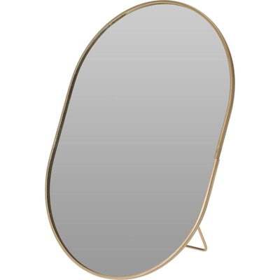 Metal mirror 16x22cm - gold, , medium