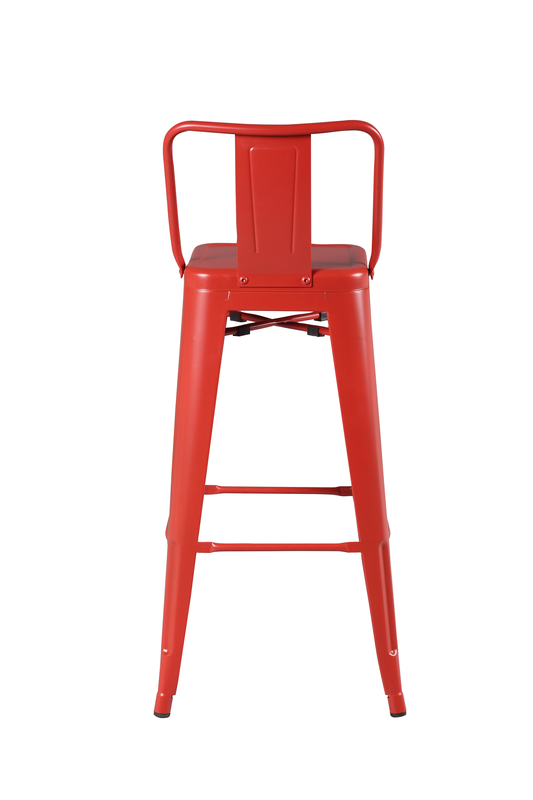 Jones steel stool chair - red, , medium image number null