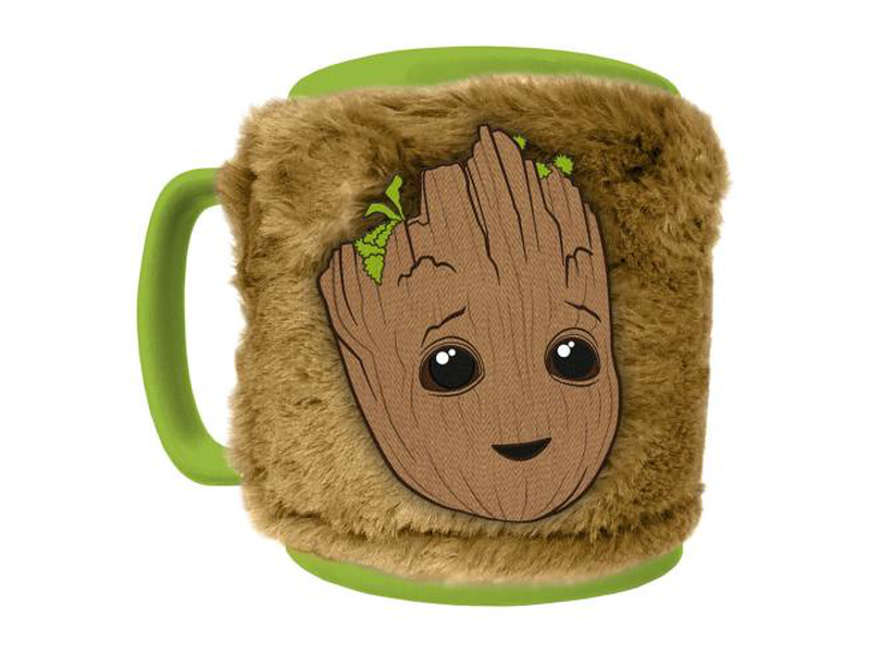 Pyramid groot fuzzy mug, , medium-null