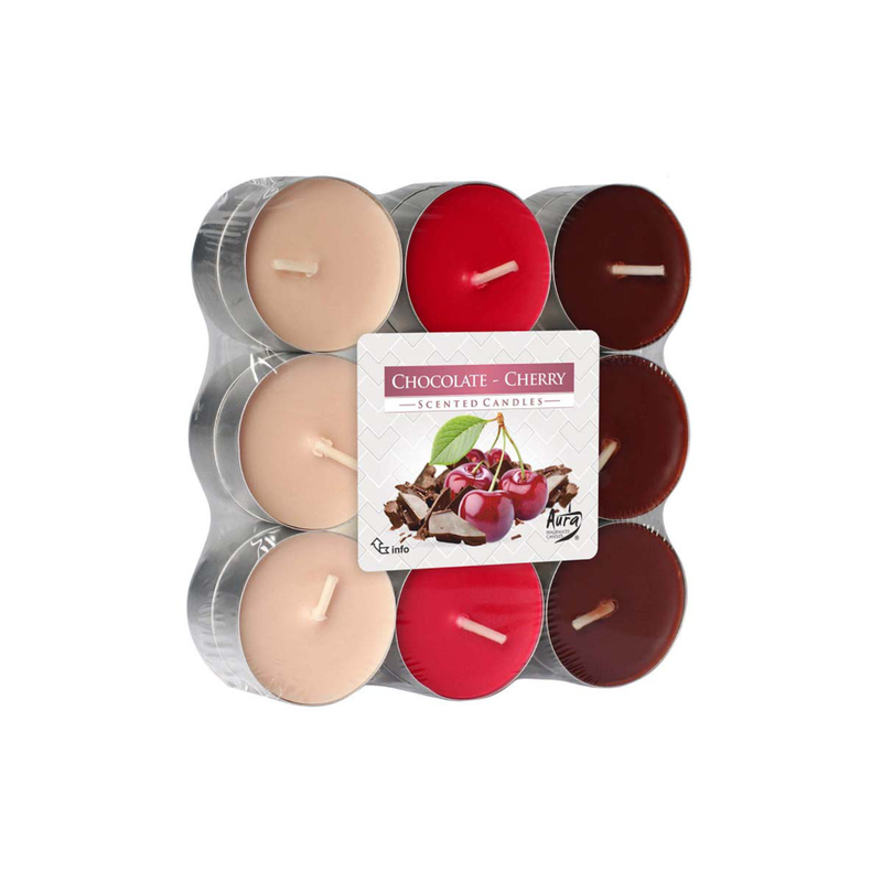 Package of aromatic candles chocolate cherry 4th 18pcs-null