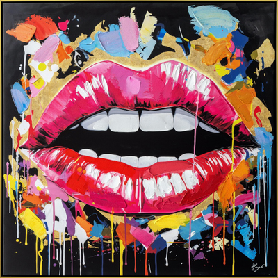 Oil painted 80x80cm, , medium