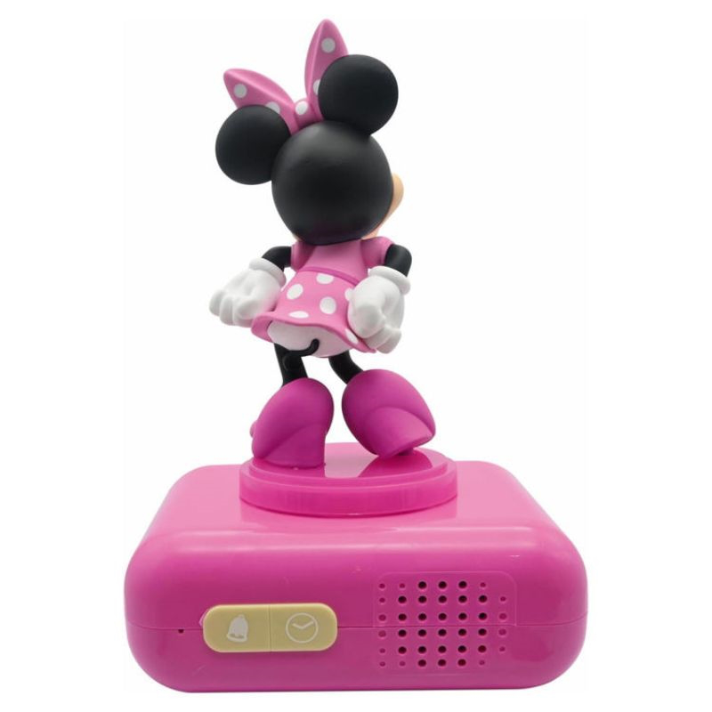 Lexibook minnie digital clock with light and sound – lcd screen and melodies rl800mn, , medium-null