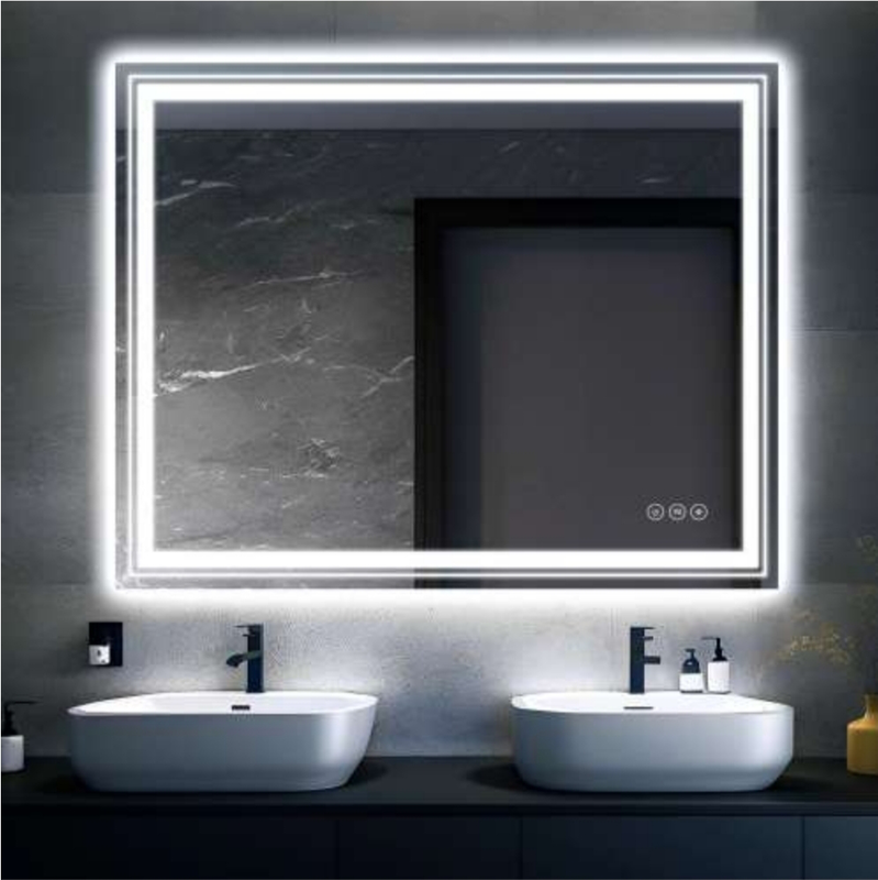 Vienna with front & background led 60x80cm w/out magnifying mirror, , medium-null