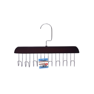 Wooden belt hanger - natural wood color, , medium