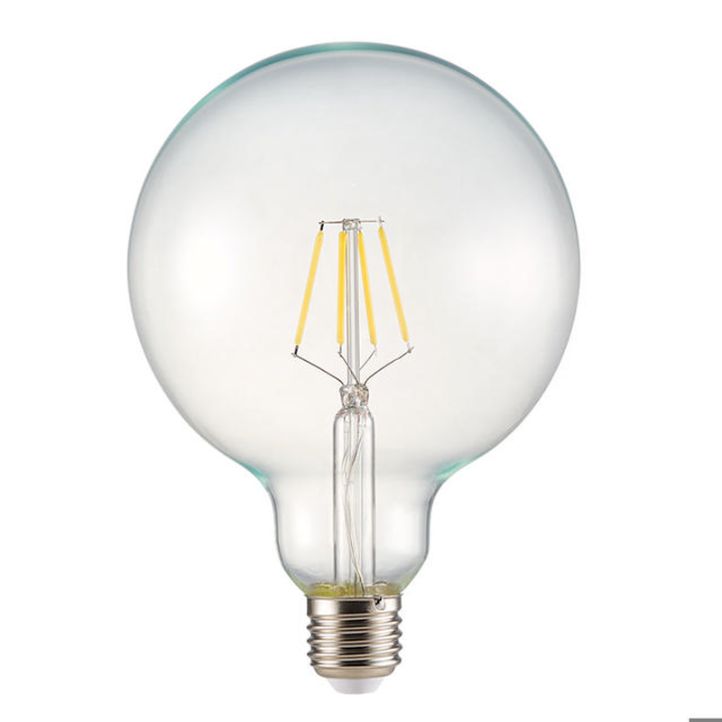 Sunlight 'filament' led 8w g95 lamp e27 800lm 6000k clear, , medium-null