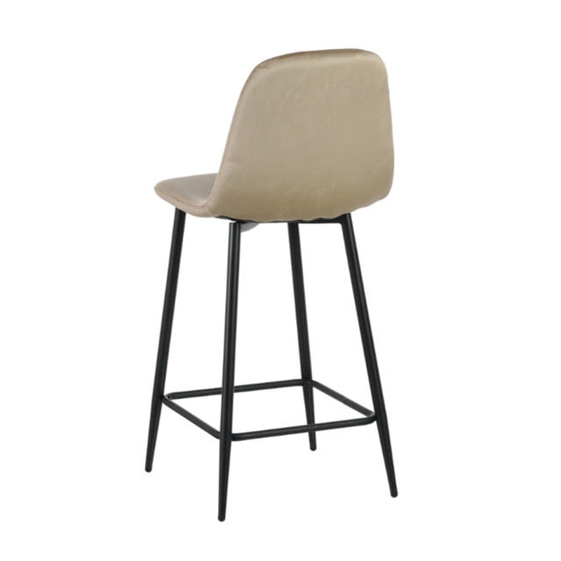 Athina bar stool velvet - beige, , medium-null