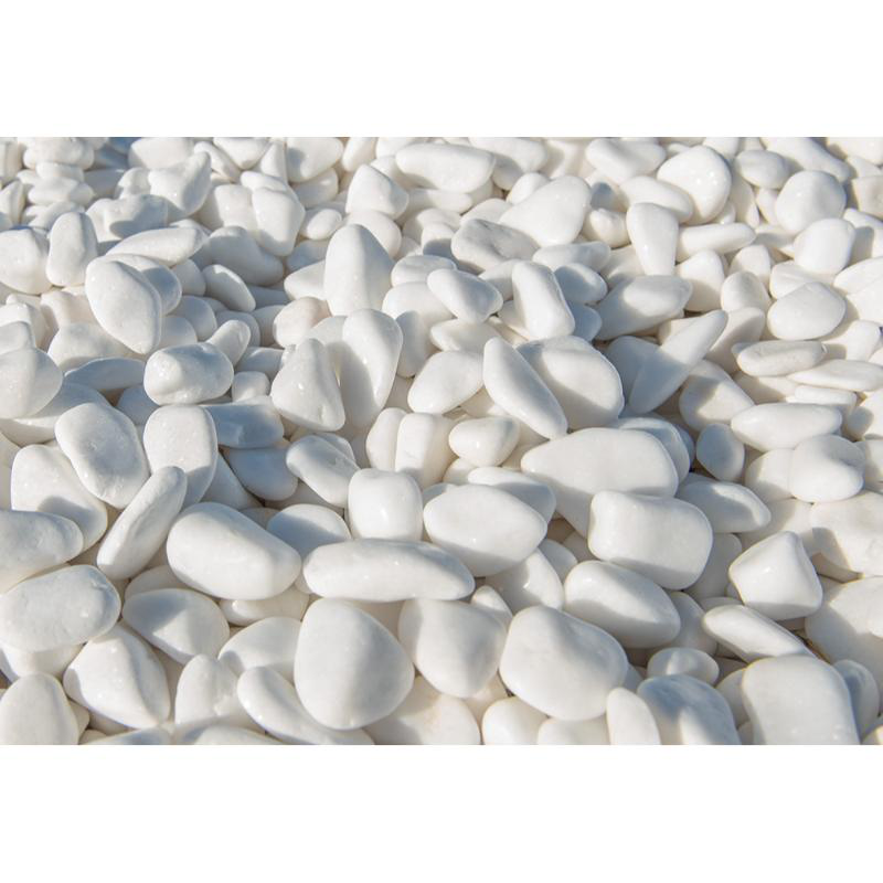 Skyra pebble rock thassos 3-6cm 10kg - white, , medium image number null