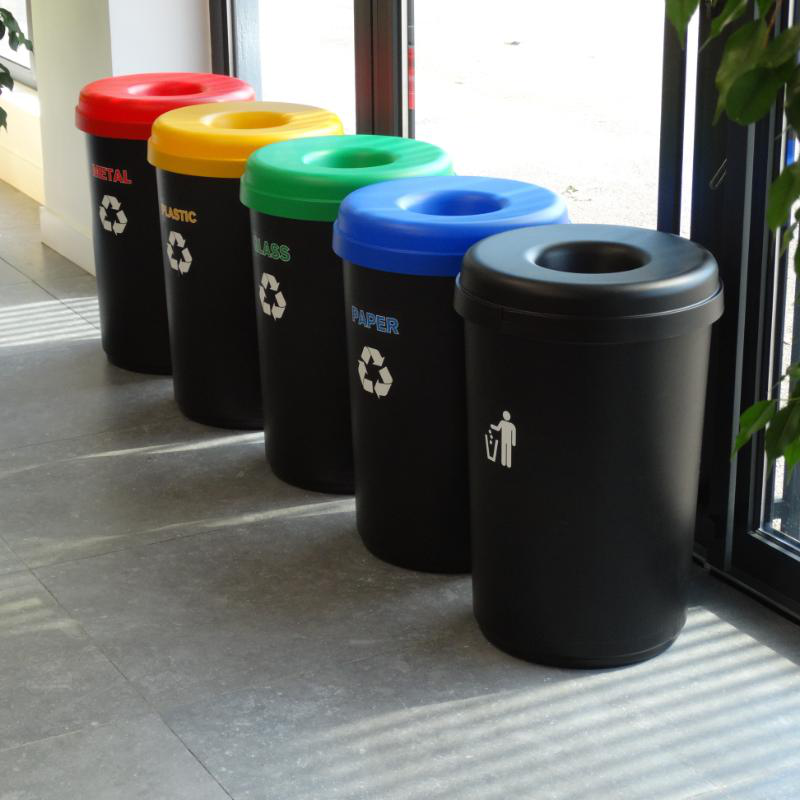 Recycle bin 60l - assorted colors, , medium image number null