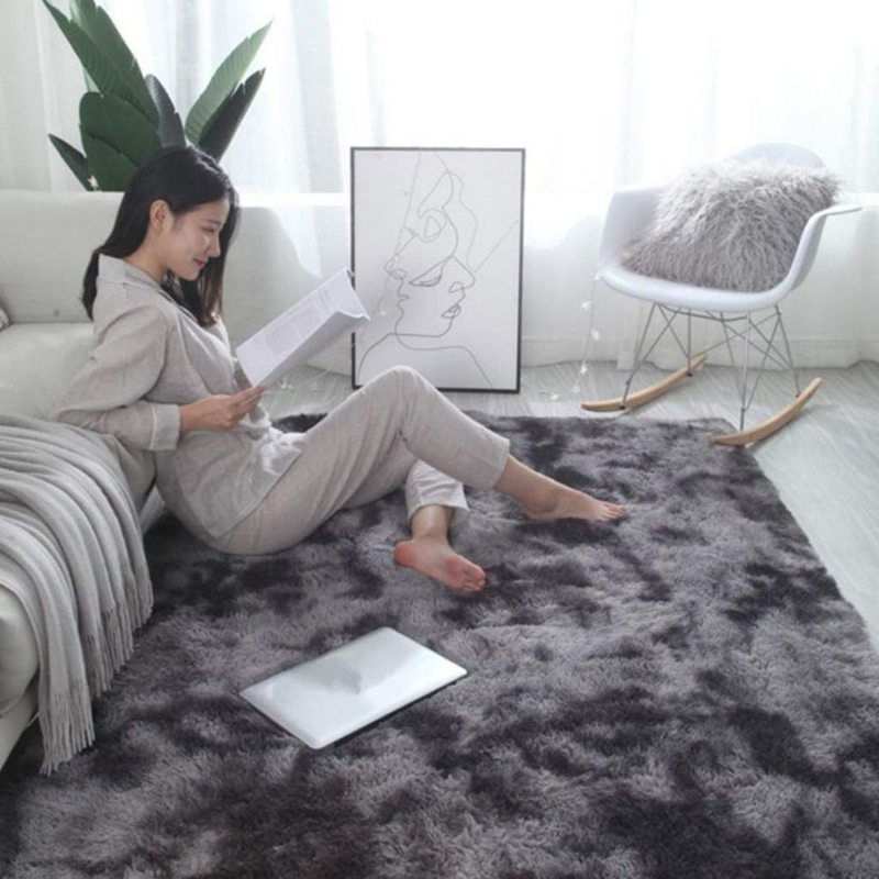 Soft fluffy two-tone carpet #sfc7-null