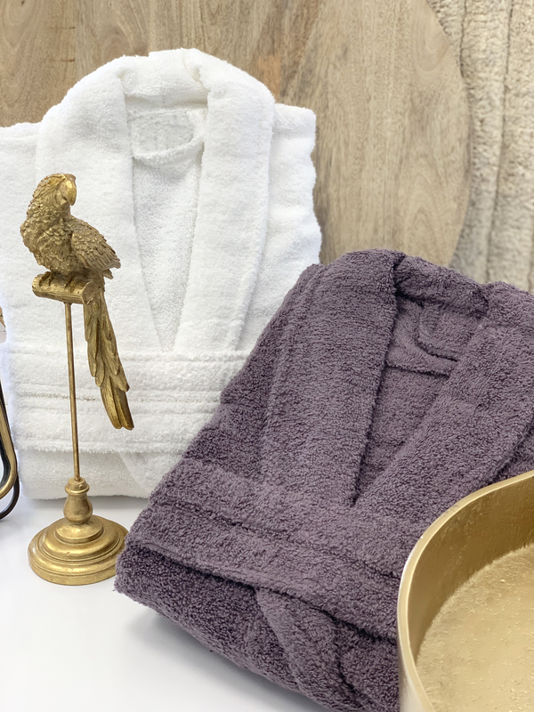 Bathrobe white small, , medium-null