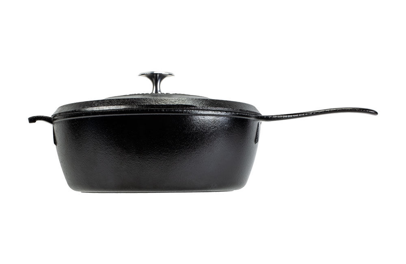 Blacklock *49* - deep frying pan with lid - 3.78lt, , medium-null