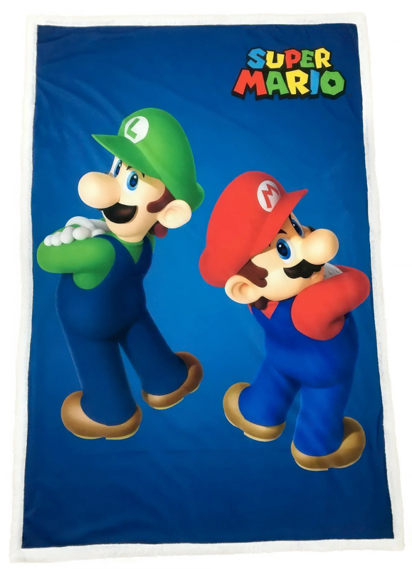 Super mario bros polar blanket, , medium-null