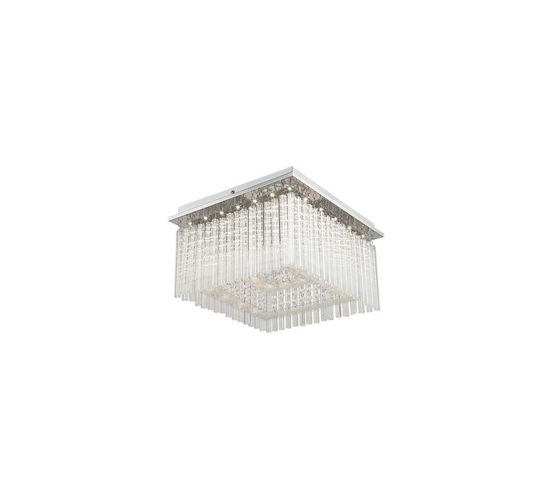 Product image: Globo 'vince' led 21w ceiling light square 4000k 360mm, , medium-null