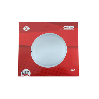 Outdoor lighting led 20w 6000k round, , medium