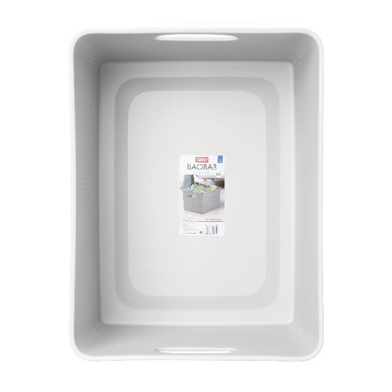 Product image: Tatay καλαθaki αποθηκευσης 38.5x29.4x23cm 22l ασπρο, , medium-null