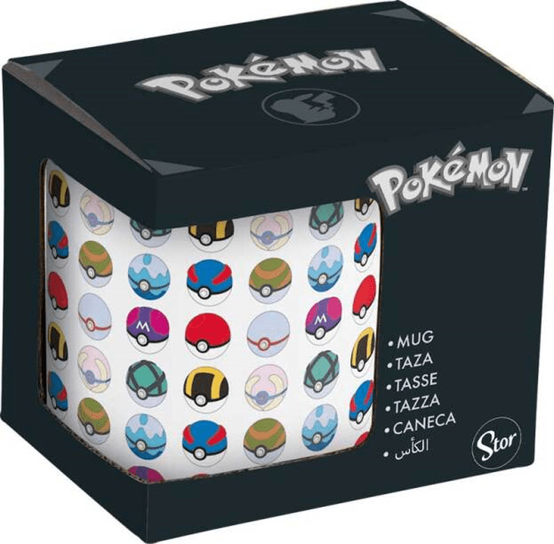 Pokémon mug case pokéballs 325ml, , medium-null