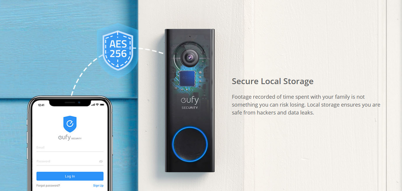 Anker eufy video doorbell 2k with home base, , medium-null